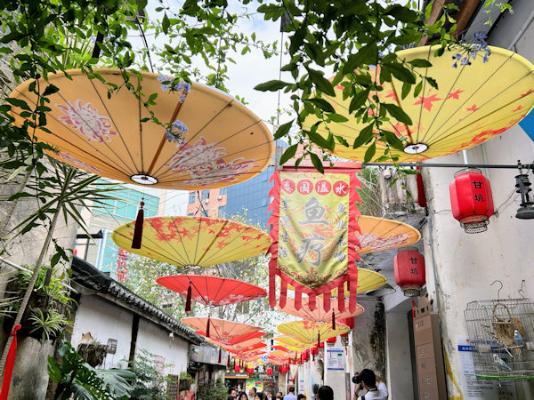 深圳の観光地、甘坑古鎮