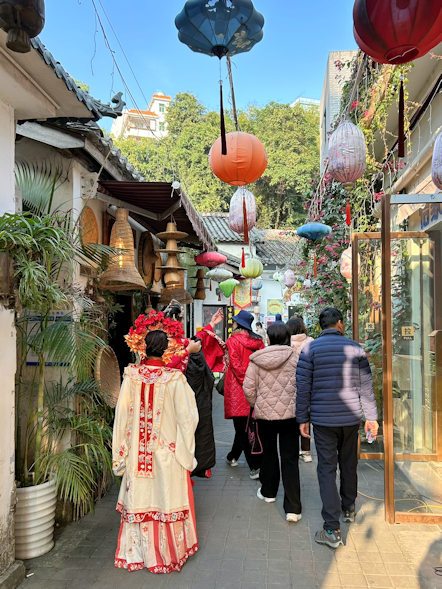 深圳の観光地、甘坑古鎮