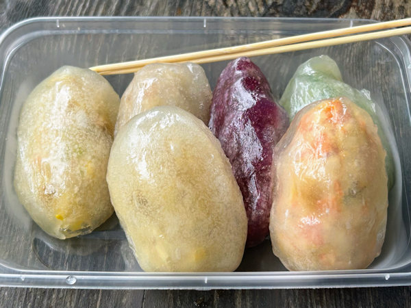 深圳の観光地、甘坑古鎮の潮州粉果