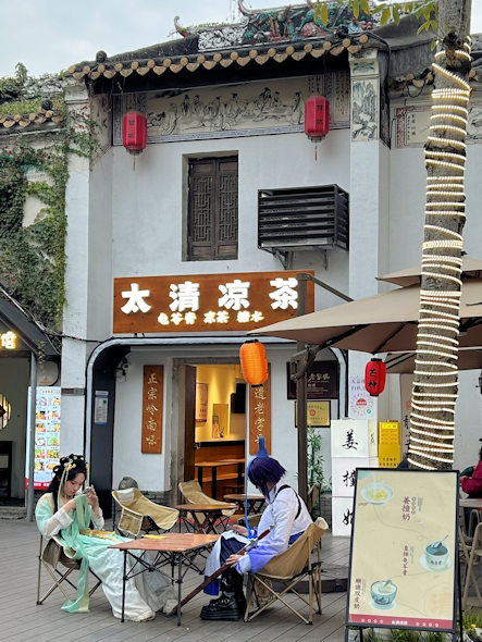 深圳の観光地、甘坑古鎮でスイーツ