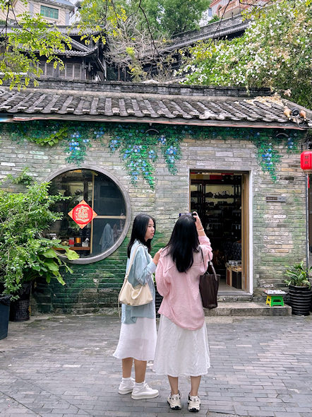 深圳の観光地、甘坑古鎮