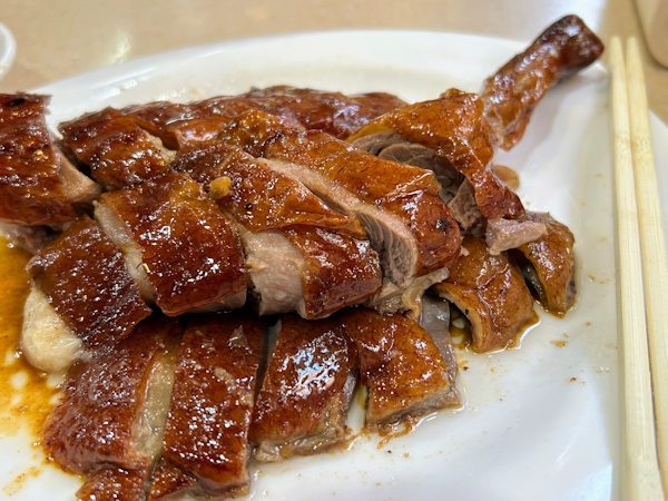 深圳、徳記のガチョウのロースト