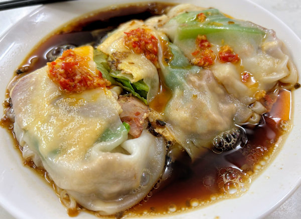 深圳・元記腸粉のチャーシュー玉子腸粉