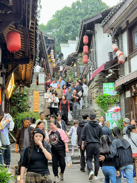 重慶の観光スポット、磁器口