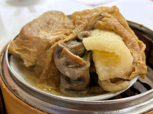 元朗・大栄華酒楼の四寶滑鶏扎