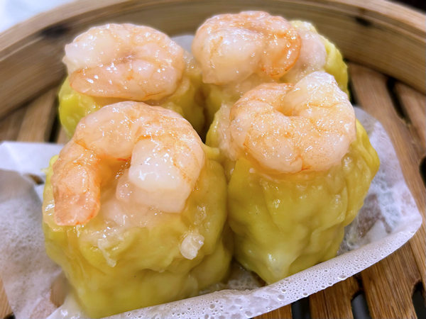 深圳の飲茶ーエビ焼売