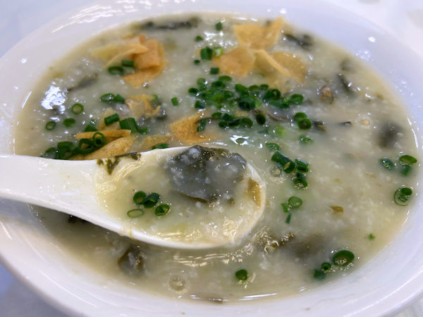 深圳の飲茶ー広東粥