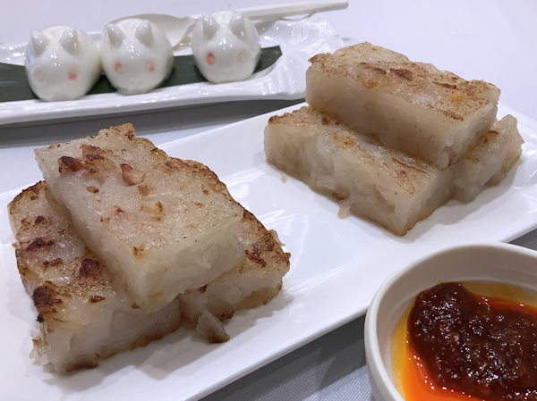 深圳の飲茶（蘩楼、大根餅）