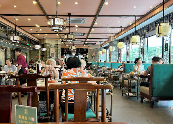 深圳の飲茶（蘩楼の工夫茶）