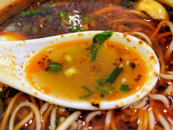蘭州牛肉麺のスープ