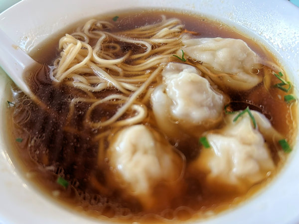 深圳冶春のエビワンタンメン